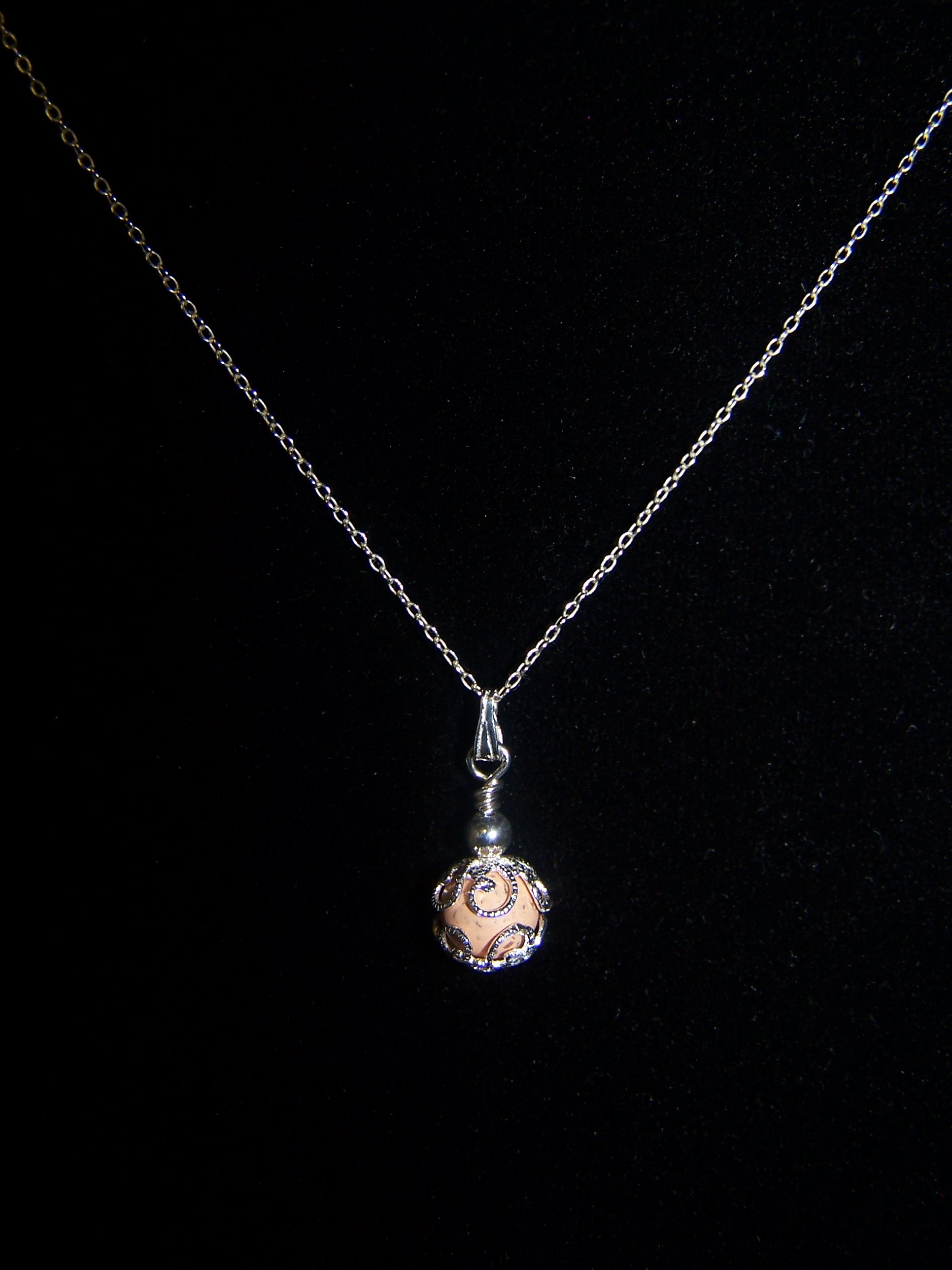 Pendant - Filigree - Remember With Roses